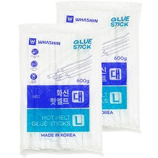 화신 핫멜트 글루 스틱 대 11mm 600g, 2개 홈인테리어/셀프인테리어 반품 최저가 10,360원
