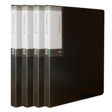마이다스 30매 프론티어 화일 A4, 흑색, 4개 문구/오피스/사무용품 전문관 반품 최저가 10,070원