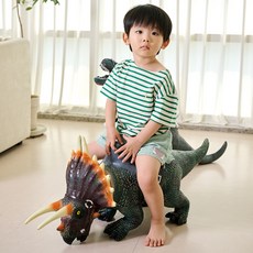 컬러룬 쥬라기 라이더 승용완구 트리케라톱스, 혼합 색상, 1개 출산/유아동/완구/교구 반품 최저가 75,820원