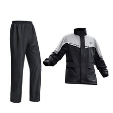 리버폭스 오토바이 방수 상하의 세트, 블랙 + 그레이 자동차용품/오토바이용품 반품 최저가 36,680원