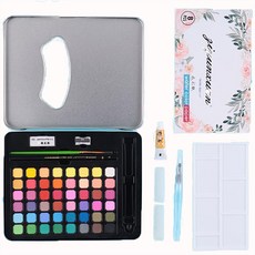 키밍 고체물감 수채화 세트 블랙, 48색 문구/오피스/미술/화방용품 반품 최저가 11,260원