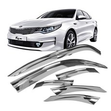 엑스핏 윈드레인 안깨지는 크롬 썬바이저 6p 세트, 올뉴K7 2016년 1월~2019년 6월 자동차용품/익스테리어 반품 최저가 31,120원