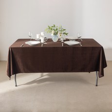 대성섬유 루핑 고급벨벳 식탁보, 브라운, 특소(90 x 150 cm), 1개 홈인테리어/카페트/쿠션 반품 최저가 9,020원