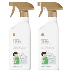 쉼표365 깔끔말끔 대용량 욕실세정제, 2개, 750ml 생활용품/청소세제 반품 최저가 11,900원