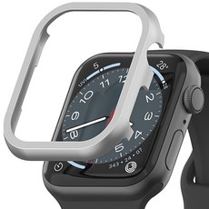 신지모루 애플워치 메탈 프레임 베젤링 커버 케이스, 실버 헬스/건강식품/헬스/요가용품 반품 최저가 5,280원