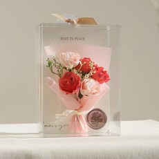뷰티풀데코센스 조화 자나장미 납골당 성묘 미니 꽃다발, 뷰티, 1개 홈인테리어/원예/가드닝 반품 최저가 6,290원