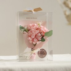 뷰티풀데코센스 조화 파스텔 퐁퐁 납골당 성묘 미니 꽃다발, 마브, 1개 홈인테리어/원예/가드닝 반품 최저가 5,550원