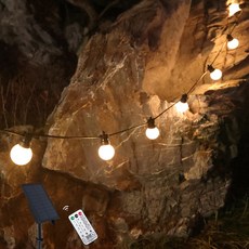 21세기트랜드 캠핑 태양광 앵두 LED 줄 전구 블랙줄 화이트캡 6m 20구, 전구색, 1개 홈인테리어/조명/스탠드 반품 최저가 44,800원