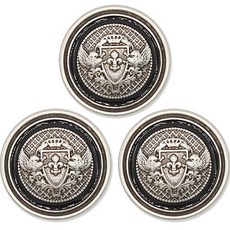 동대문단추왕 메이슨 단추 25mm, 블랙Ni, 3개 홈인테리어/수예/수선 반품 최저가 6,260원