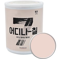 노루페인트 어디나 칠 페인트, 핑크 에그쉘광, 0.9L, 1개 홈인테리어/공구/철물/DIY 반품 최저가 10,200원