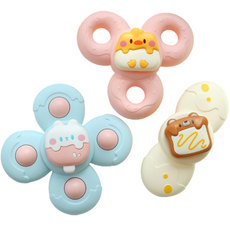 베니르아이 유아용 회전 흡착 딸랑이 3종, 혼합색상, 1세트 완구_취미/신생아/영아완구 반품 최저가 11,370원