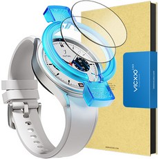 빅쏘 9H 고경도 갤럭시워치 강화유리 액정보호필름 2p + 부착가이드 세트, 투명 가전디지털/스마트워치/밴드 반품 최저가 6,400원