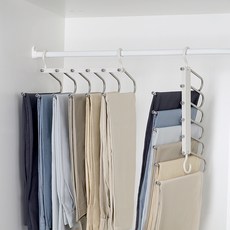 코멧 6단 접이식 바지걸이, 화이트, 2개 홈인테리어/드레스룸 반품 최저가 9,470원