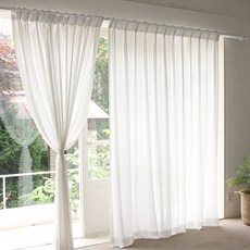 앤코튼 비침없는 고밀도 쉬폰 나비주름 커튼 홈인테리어/FW 침구샵 반품 최저가 17,110원