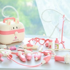 퍼니소피 토끼 종합 병원놀이 18종 세트, 핑크, 1세트 완구/취미/역할놀이 반품 최저가 15,240원