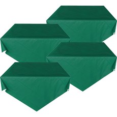 캐치 솔리드 컬러 무지 파티 식탁보 4p, 다크그린, 137 x 183 cm 홈인테리어/카페트/쿠션 반품 최저가 5,150원