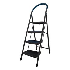 코끼리리빙 접이식 스툴 사다리 A형 4단 블랙, 1개 생활용품/공구/철물/DIY 반품 최저가 32,680원