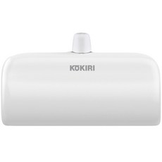 코끼리 PD 고속 미니 퀵 일체형 보조배터리 5000mAh 애플8핀, 화이트, KPB-M5000PL 가전디지털/1인방송 전문관 반품 최저가 7,800원