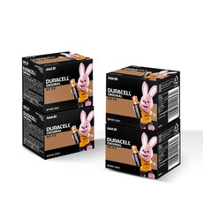 듀라셀 오리지널 AAA 건전지, 20개입, 4개 생활용품/생활전기용품 반품 최저가 46,890원