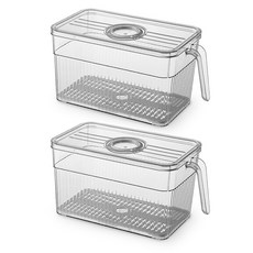 벨로비 다이얼 냉장고 수납 정리 트레이 2p, 그레이, 2개 주방용품/특수저장용기 반품 최저가 12,060원