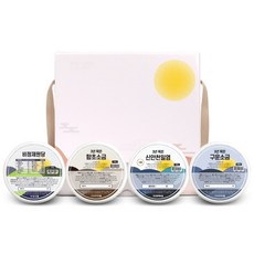 단심답례품 원당 250g + 함초소금 300g + 천일염 290g + 구운소금 300g 선물세트, 1세트 식품/가루/조미료/오일 반품 최저가 12,100원