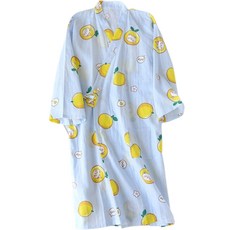굿샵 사계절 거즈 면 귀요미 잠옷 가운 M, 블루 자몽곰, 1개 홈인테리어/수건/타월 반품 최저가 15,590원