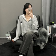 피어니스트 여성용 와플면 후드 집업 패션의류/잡화/여성패션 반품 최저가 17,890원