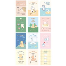 모노라이크 스토리타운 애프터눈 Ver 1 엽서 12종 세트, 혼합색상, 1박스 완구/취미/수집품 반품 최저가 8,450원