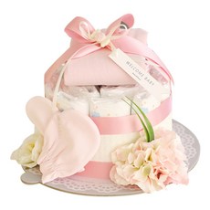 베이비베이커리 웰컴 공주님 기저귀케익 돌 선물세트, 핑크 생활용품/기저귀 반품 최저가 25,850원