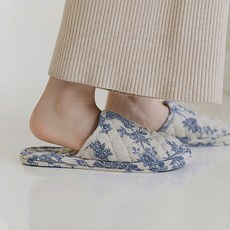 MISSMONE 가든블루 층간소음 거실 실내 면 막힘 슬리퍼 실내화, B타입, 1개 생활용품/생활잡화 반품 최저가 13,050원