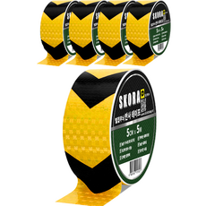 스코라 고휘도 빛 반사 테이프, 5개, 옐로우블랙 생활용품/안전/호신용품 반품 최저가 11,470원
