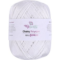 마마니트 리트위스트 체이니 폴리에스터 뜨개실, CP 101 화이트, 1개 홈인테리어/뜨개질용품 반품 최저가 2,690원