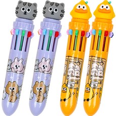 포포팬시 버블리 팝 10색 볼펜 2종 세트 0.7mm, 혼합색상, 2세트 문구/오피스/학용품/수업준비 반품 최저가 8,000원