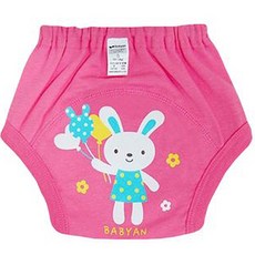 베이비앙 배변훈련팬티, 딥핑크(토끼), 1개 생활용품/배변훈련팬티 반품 최저가 11,210원