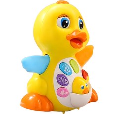 리틀클라우드 아기와 놀아주는 오리친구 오순이 멜로디완구, 혼합색상, 1개 출산/유아동/완구/교구 반품 최저가 19,360원