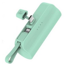 뉴클 도킹 보조배터리 일체형 C타입, NCPB-R5-CHL(메인 C타입+서브 8핀), 민트 가전디지털/1인방송 전문관 반품 최저가 5,250원