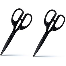 아이비스 대형 티타늄 가위, 블랙, 2개 문구/오피스/학용품/수업준비 반품 최저가 5,980원