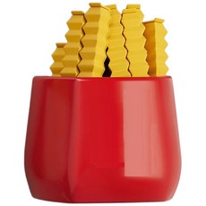 플라스틱 케이스 + 감자튀김 밀봉집게 12p 세트, 레드 + 옐로우, 1세트 생활용품/생활잡화 반품 최저가 3,270원