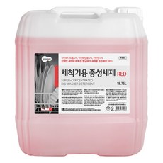 세제몰 식기세척기용 중성세제 RED, 18.75L, 1개 생활용품/청소/주방세제 반품 최저가 18,800원