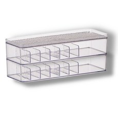 블루레이크 케이블 전선 정리함 2단, 1개, 투명 생활용품/생활전기용품 반품 최저가 5,630원