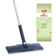 스카치브라이트 올터치 더블액션 막대걸레 블루 +베이직 미세먼지 정전기 청소포 60매, 1세트 생활용품/세탁/청소용품 반품 최저가 37,800원