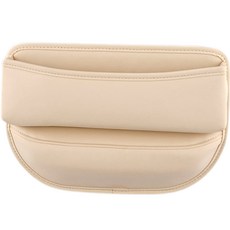 부테스 차량용 인조가죽 틈새 수납 거치 보관함 사이드 포켓, 1개, 아이보리 자동차용품/인테리어 반품 최저가 14,320원