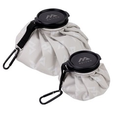 라이반 방수코팅 카라비너 걸이형 냉온 찜질 얼음 주머니 대형 7 x 21 cm + 소형 7 x 14 cm 세트 백아이보리, 1세트 생활용품/생활잡화 반품 최저가 14,870원