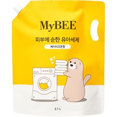 마이비 피부에 순한 유아세제 베이비코튼향 리필, 2.1L, 1개 생활용품/세탁세제 반품 최저가 7,900원