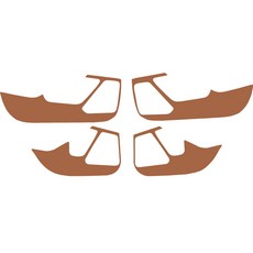 메이튼 스크래치 순정 컬러 가죽 도어커버 세트, 기아 EV6, 브라운 자동차용품/인테리어 반품 최저가 23,540원
