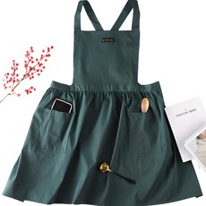 오르세토 통기성 좋은 방수 원단 주름 앞치마, 그린, 1개 주방용품/주방잡화 반품 최저가 7,530원