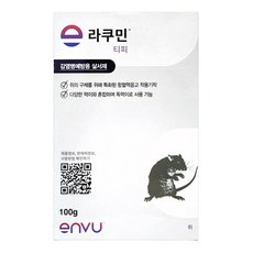 라쿠민 티피 쥐약 100g, 1개입, 1개 생활용품/살충제/벌레약 반품 최저가 4,080원