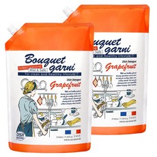 부케가르니 에코 주방세제 자몽향 리필, 2개, 2.1L 생활용품/청소/주방세제 반품 최저가 8,210원