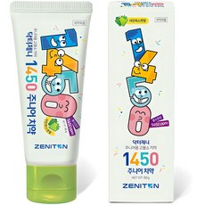 제니튼 닥터제니 1450 고불소 주니어 치약 샤인머스켓향, 60g, 1개 생활용품/구강/면도 반품 최저가 6,460원