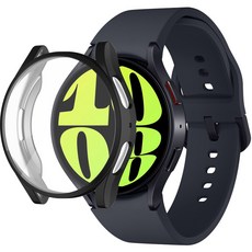스페이스쉴드 갤럭시워치 6 호환 풀커버 케이스 40mm, 블랙 헬스/건강식품/헬스/요가용품 반품 최저가 8,310원